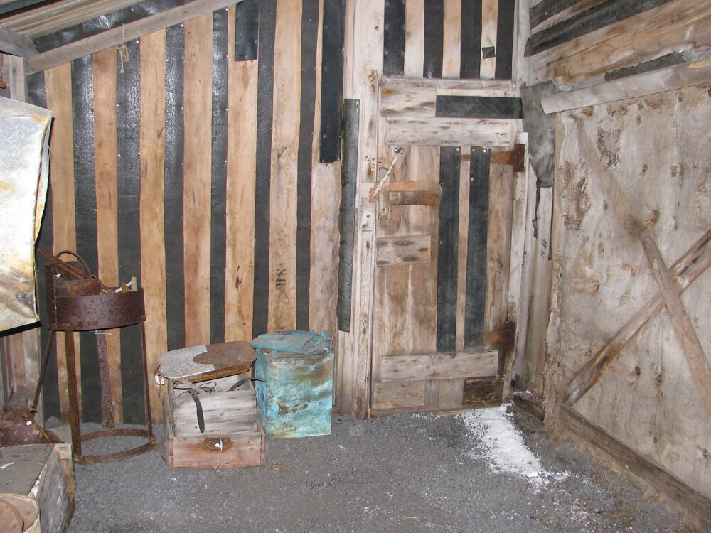 2010-11 Door in the Annex inside Scott's 'Terra Nova' hut