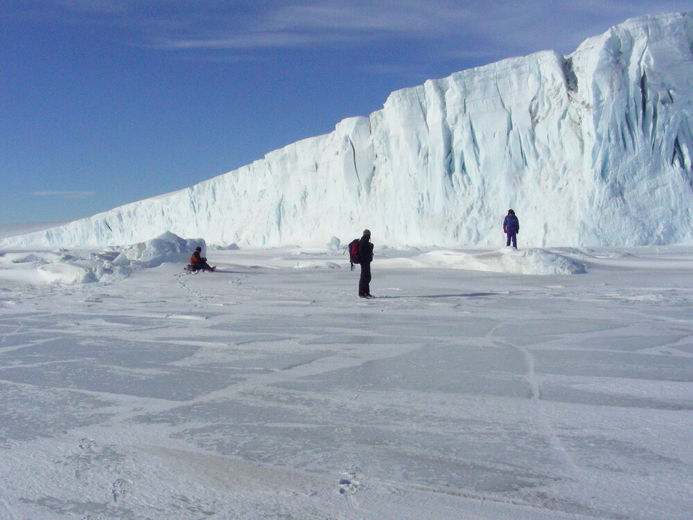 AHT K170 team members at Barne Glacier