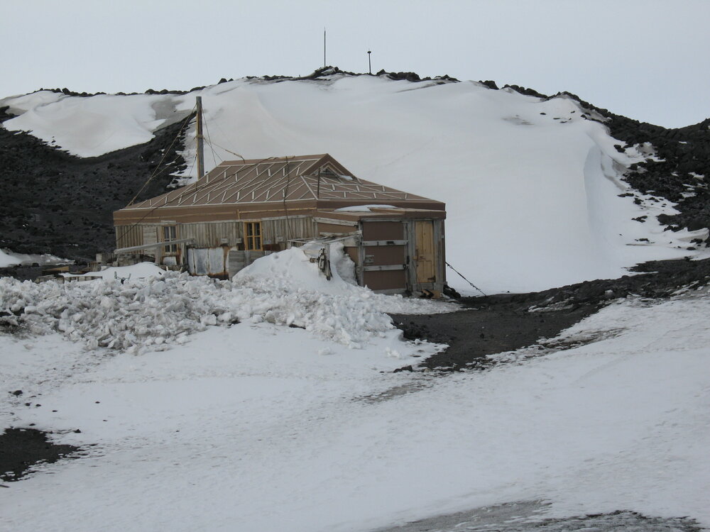Northwest elevation of Shackleton's 'Nimrod' hut