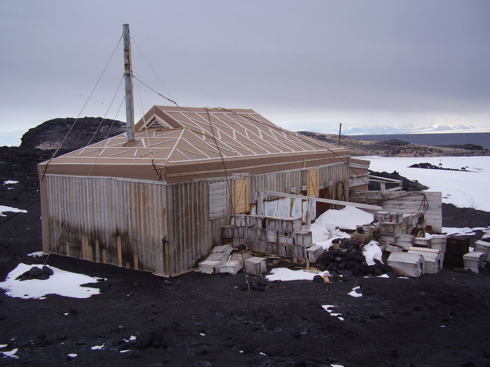 Northeast elevation, Shackleton's 'Nimrod' hut 