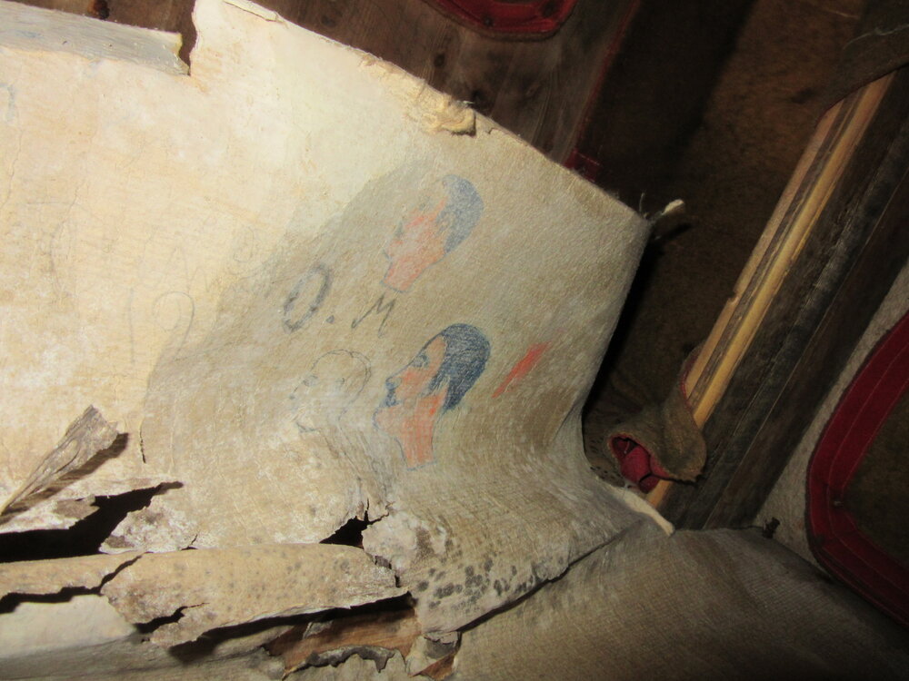 2015-16 Ellifsen's drawings in Borchgrevink's Living hut