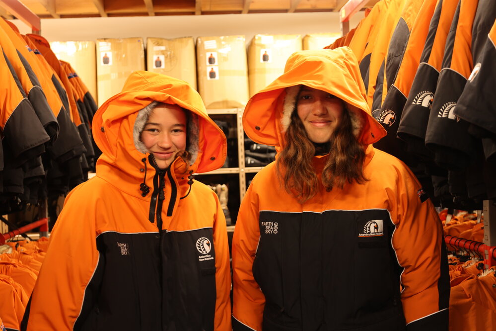 Young Inspiring Explorers Zara and Mackenzie 