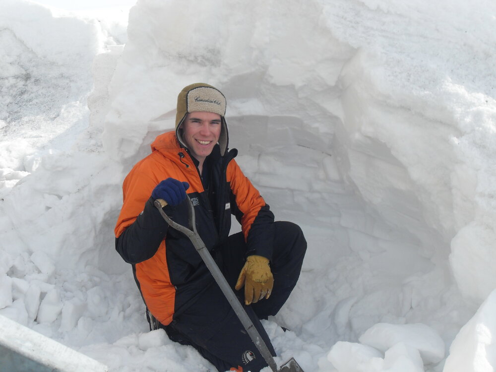 2010-11 Jamie Clarke during Antarctic field training