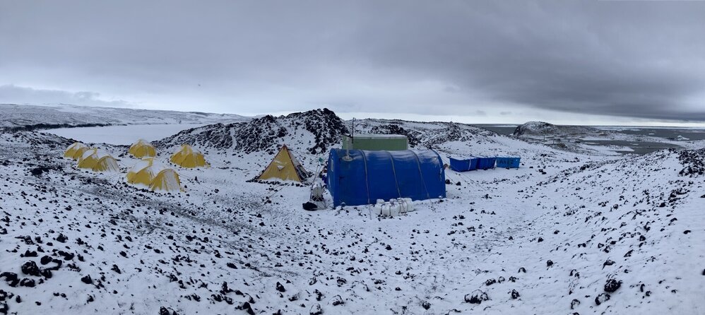 2022-23 Christmas eve at the Cape Royds field camp