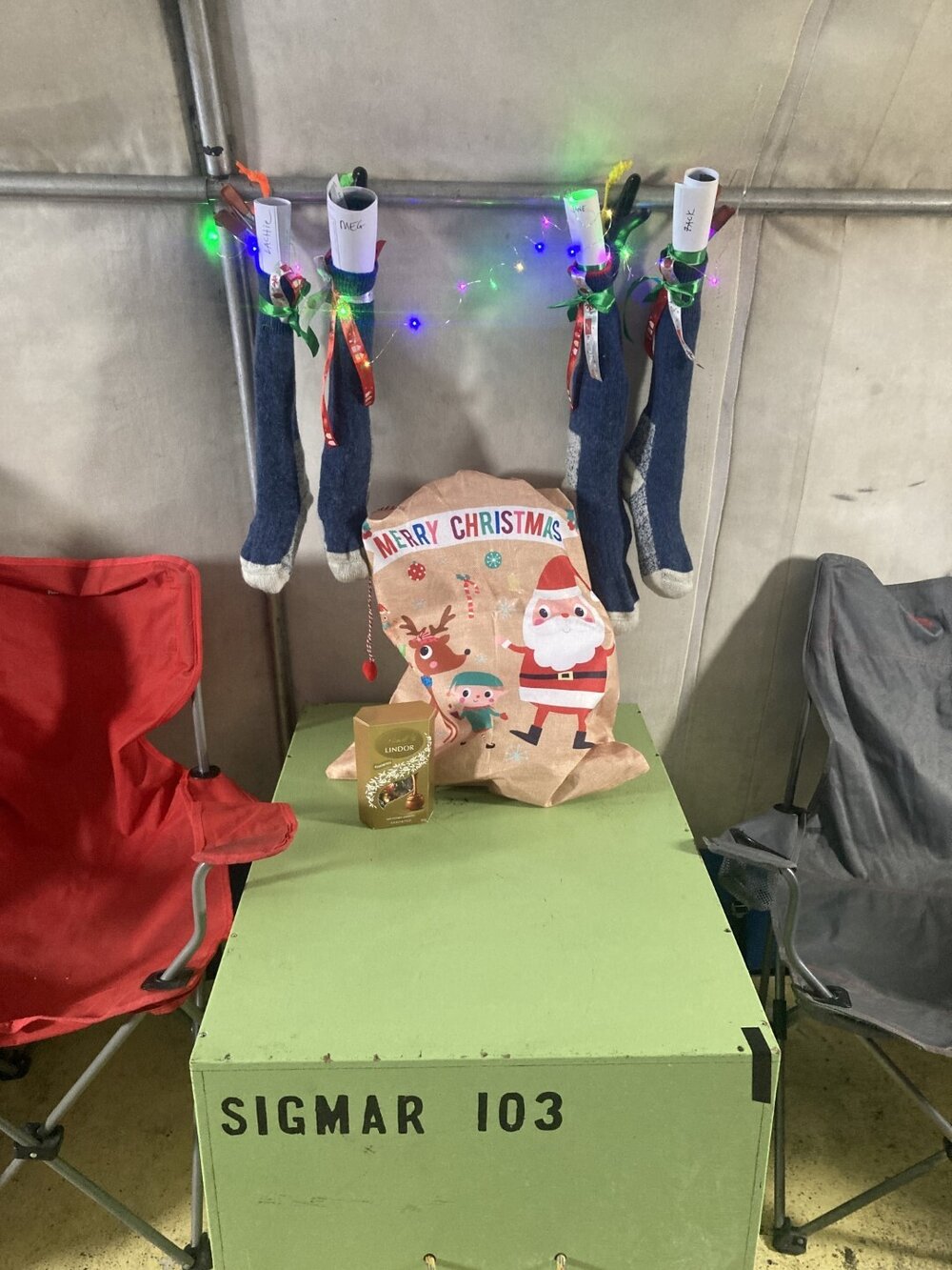 2022-23 Christmas Day at the Cape Royds field camp