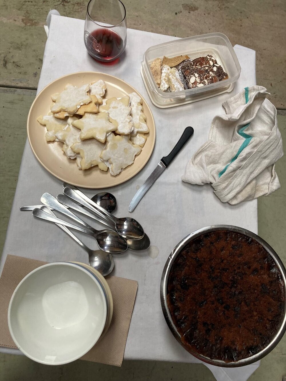 2022-23 Christmas Day at the Cape Royds field camp