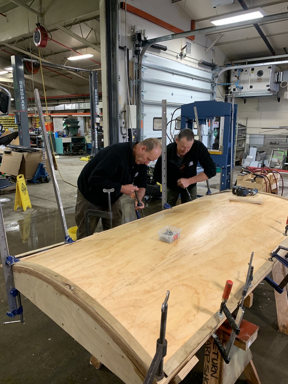 2022-23 Doug Henderson and John Taylor bending ply, Scott Base