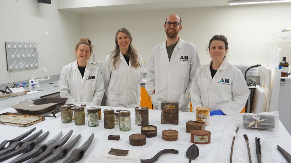 Winter 2022 team at Scott Base