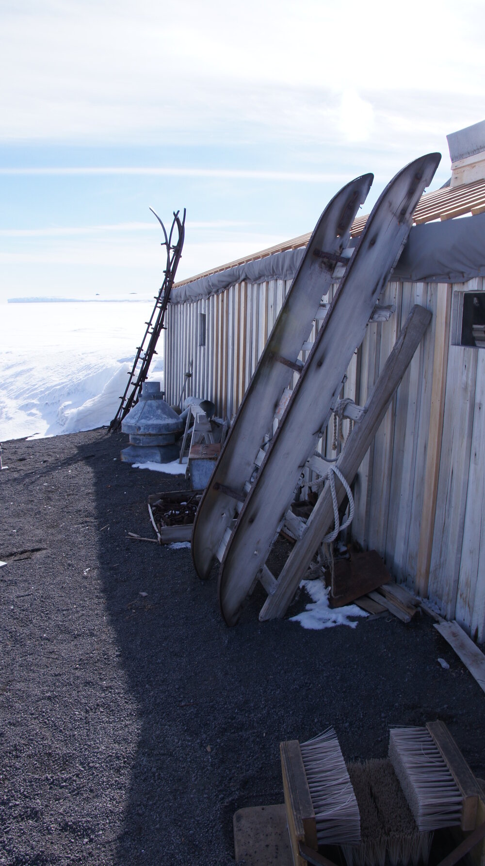 External Annex wall, Scott's 'Terra Nova' hut (001)