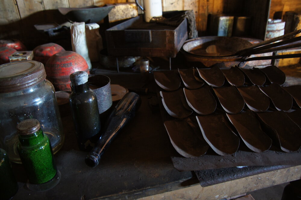 Galley table, Scott's 'Terra Nova' hut