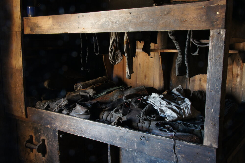 Nelson and Day's bunks, Scott's 'Terra Nova' hut