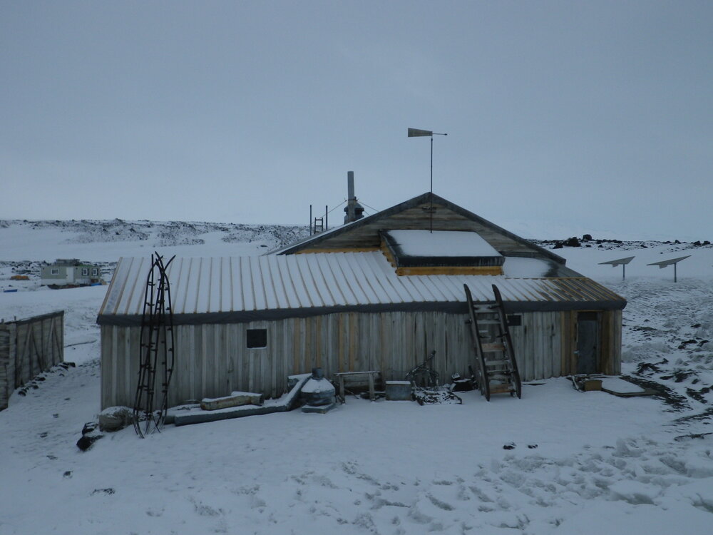 West elevation, Scott's 'Terra Nova' hut