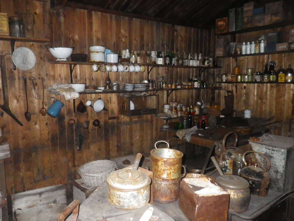 Galley in Scott's 'Terra Nova' hut