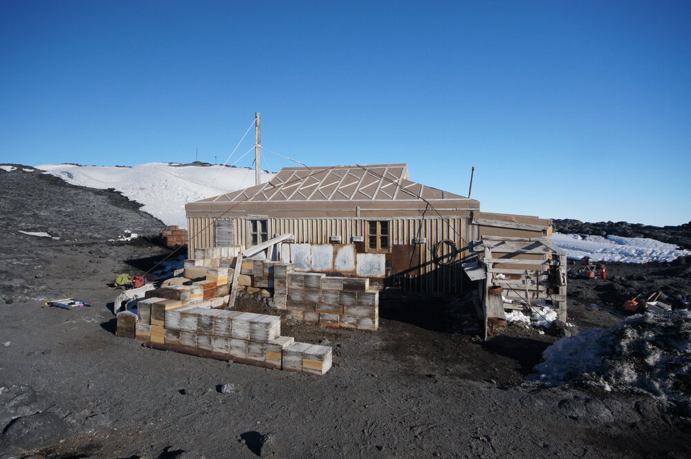 Shackleton's 'Nimrod' hut, north elevation (001)
