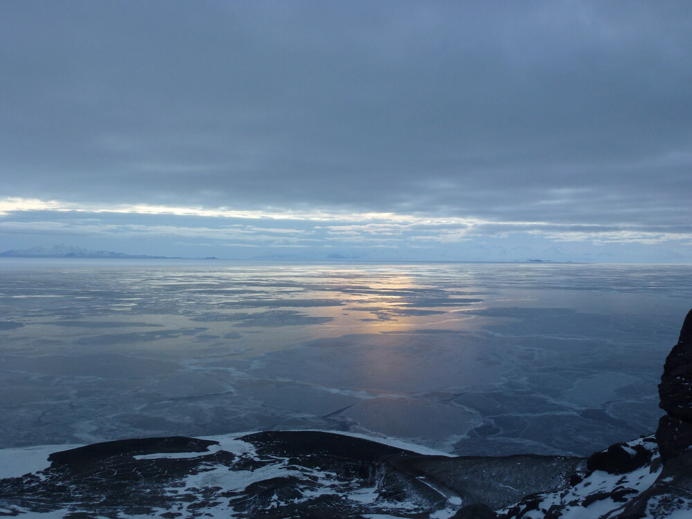 Sea ice forming, Hut Point