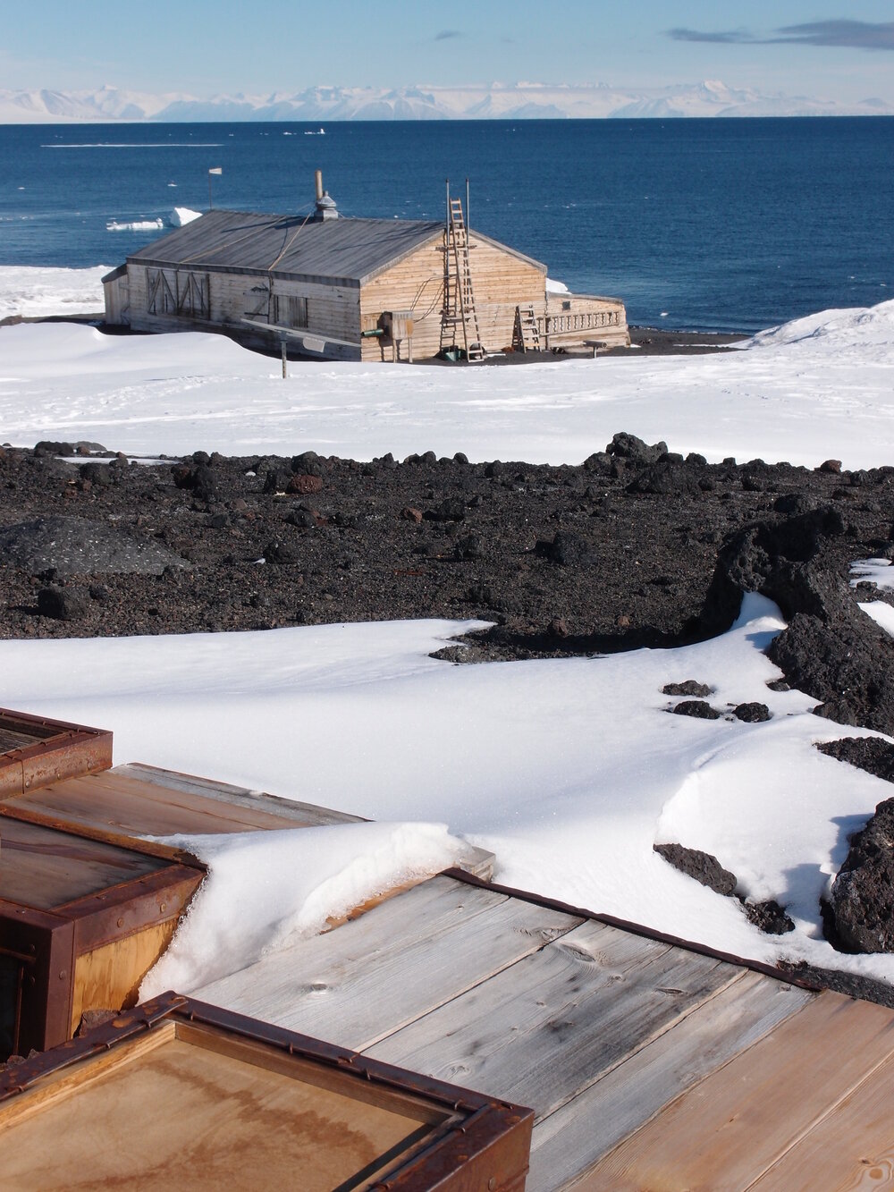Scott's 'Terra Nova' hut, southeast elevation