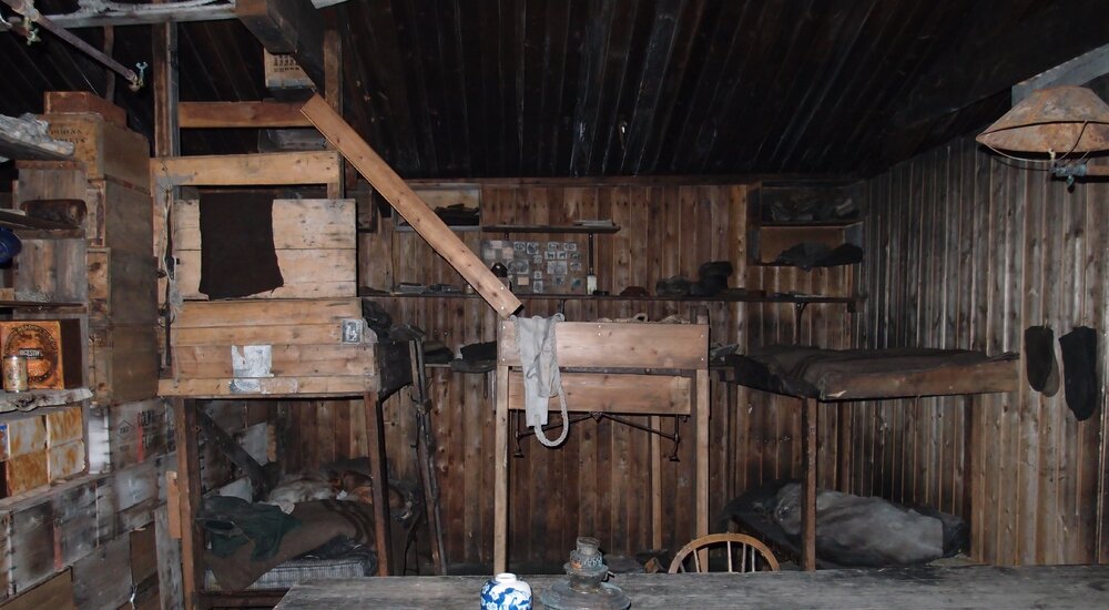 The Tenement bunks, Scott's 'Terra Nova' hut 