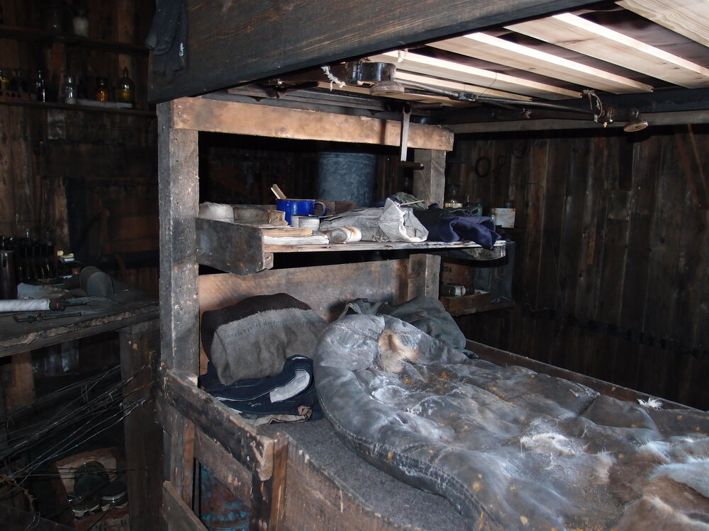 Simpson and Wright's bunks, Scott's 'Terra Nova' hut 