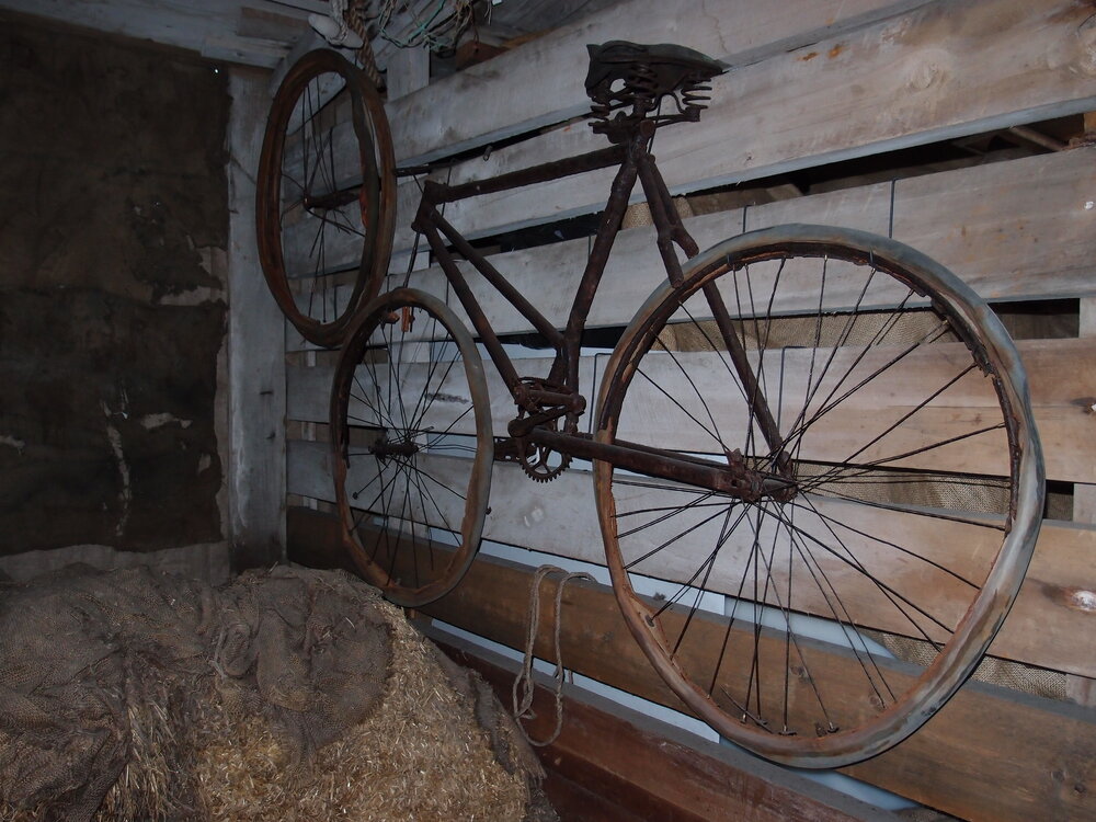 Griffith Taylor's Bicycle, 'Terra Nova' hut (001)