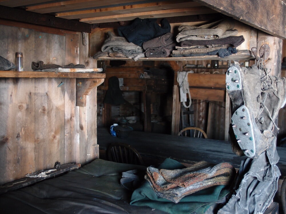 Nelson and Day's bunks, Scott's 'Terra Nova' hut 