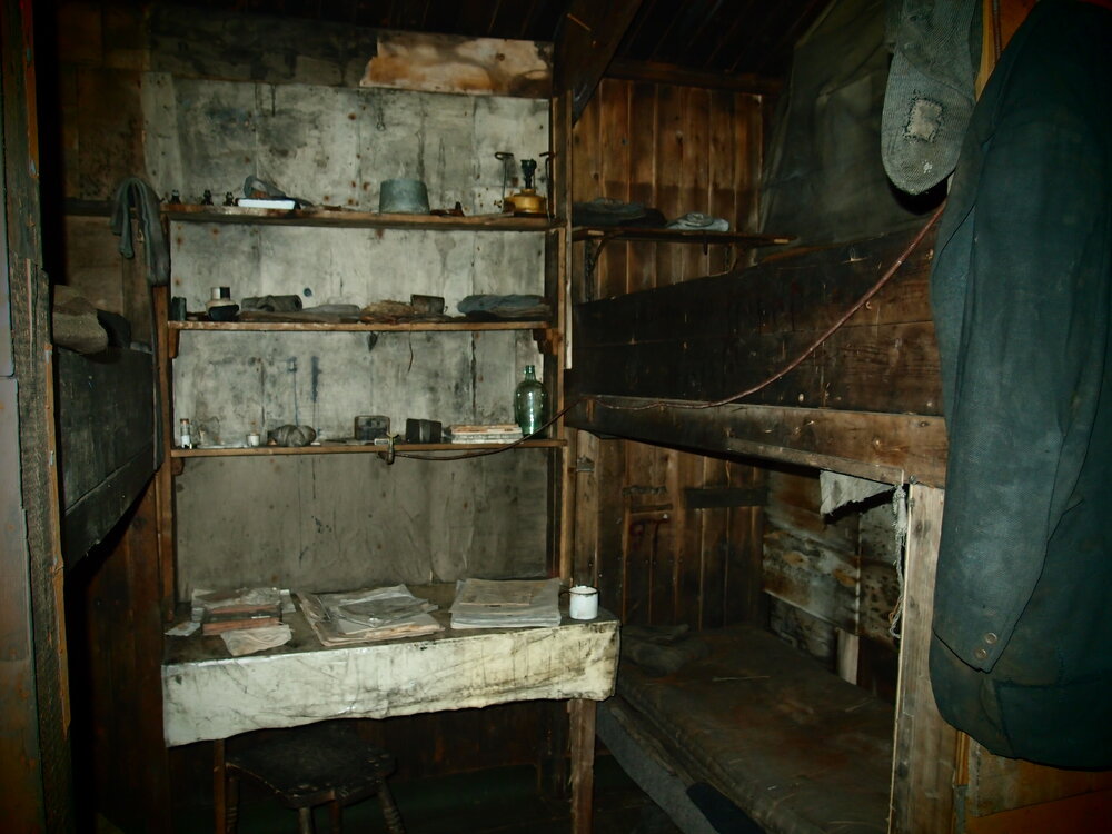 Geology bench, Scott's 'Terra Nova' hut 