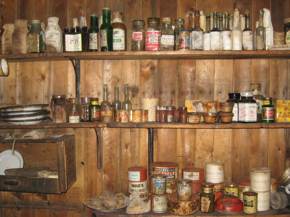 Galley shelves, Scott's 'Terra Nova' hut (002)