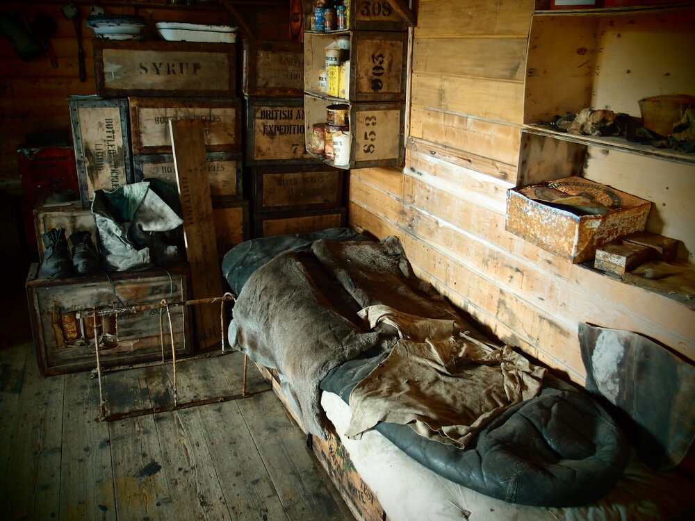 Brocklehurst's bunk in Shackleton's 'Nimrod' hut