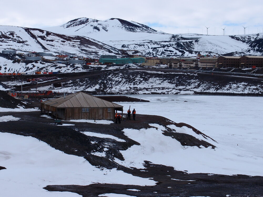 Scott's 'Discovery' hut and McMurdo Station