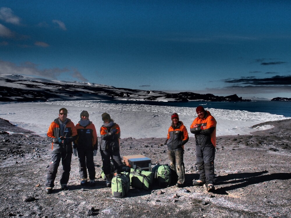 Part of the Winter conservation team with Program Manager Lizzie Meek