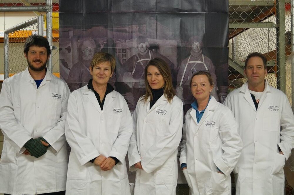 New lab coats, summer and winter Conservators