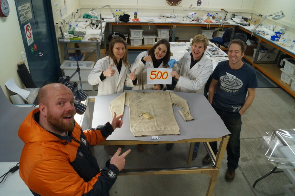 500th artefact treatment for the season