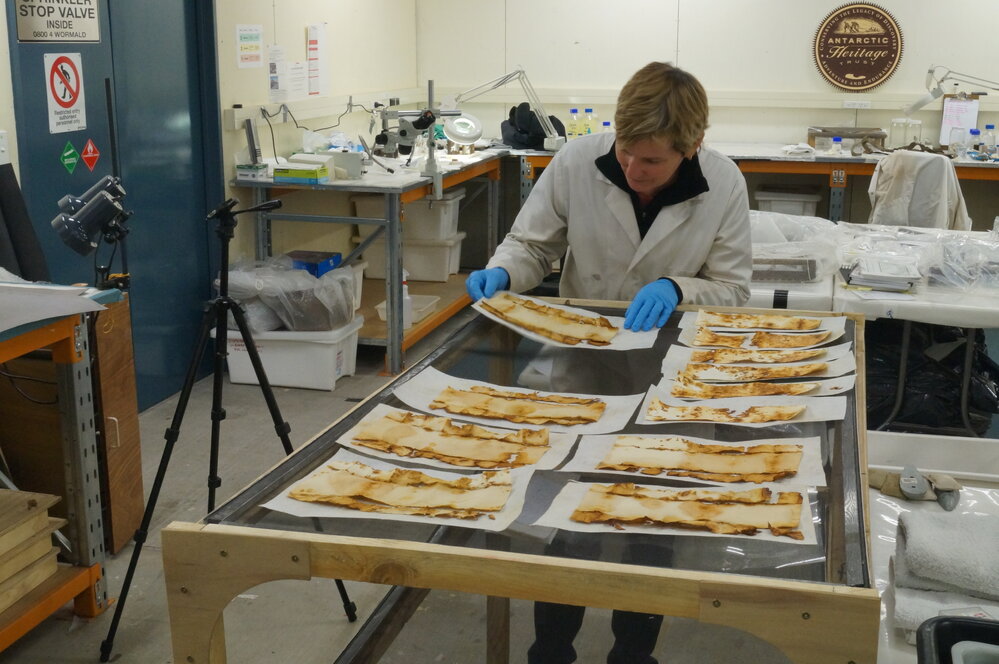 Lead Conservator Sue Bassett at work (002)