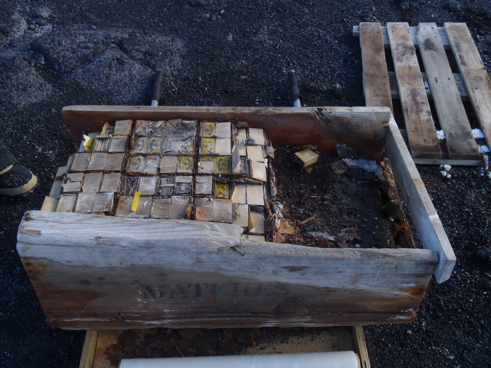 2010-11 Box of Matches found at Cape Royds