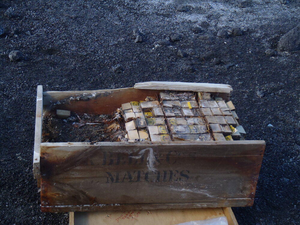 2010-11 Box of Matches found at Cape Royds