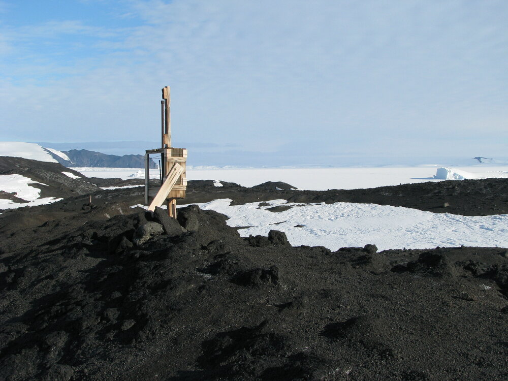 2010-11 Instrument shelter on Wind Vane Hill, Cape Evans