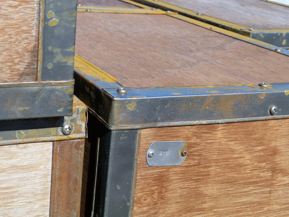 2010-11 Metal edging of contemporary storage boxes, Cape Royds