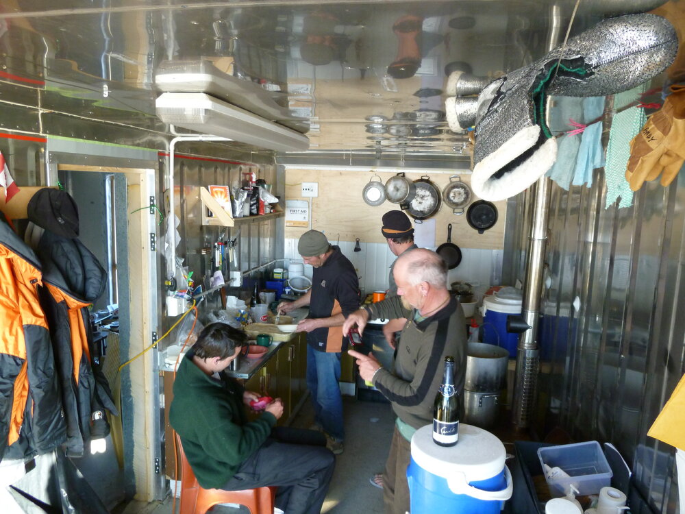 2010-11 AHT Staff in the field camp kitchen