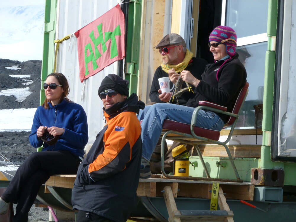 2010-11 AHT Staff at the Cape Evans field camp