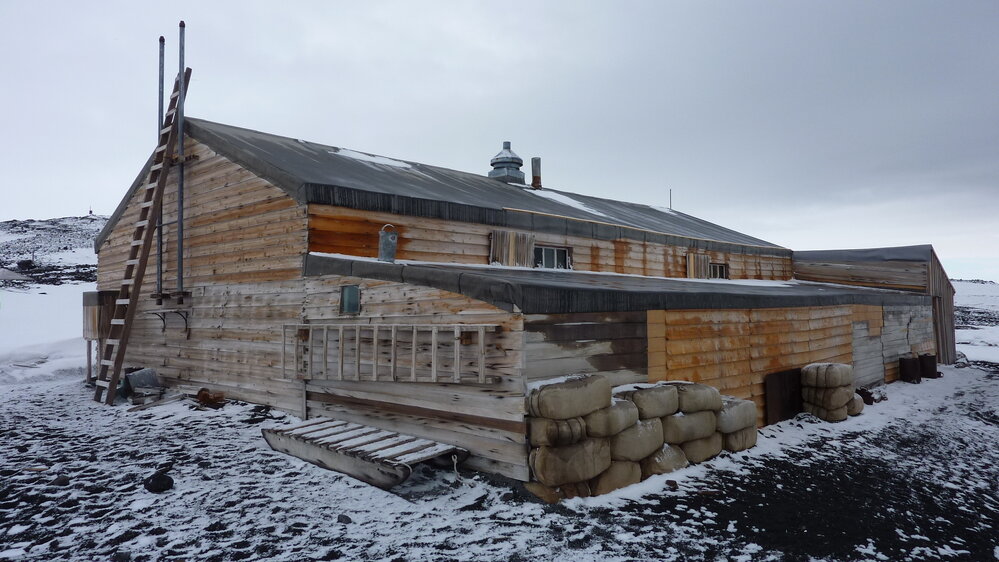 2010-11 North-East corner of Scott's 'Terra Nova' hut, Cape Evans