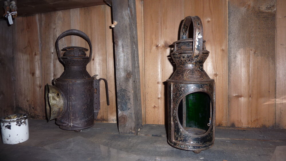 2010-11 Two lanterns inside Scott's 'Terra Nova' hut