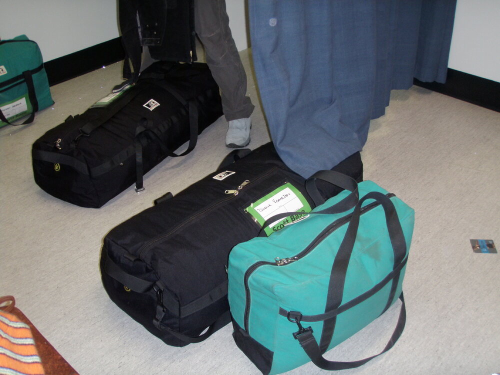 2010 Diana Komejan's Antarctic kit bags, Christchurch