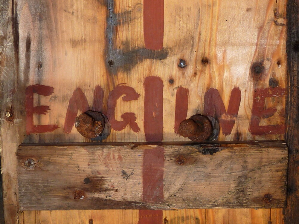 2010-11 Paint found on the engine mount box lid, Cape Evans