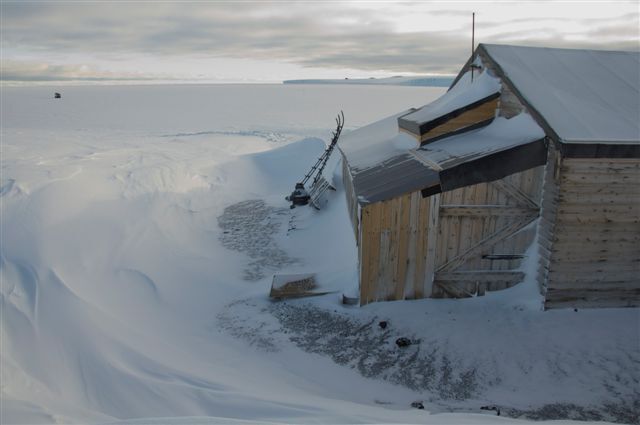 Southwest corner, Scott's 'Terra Nova' hut