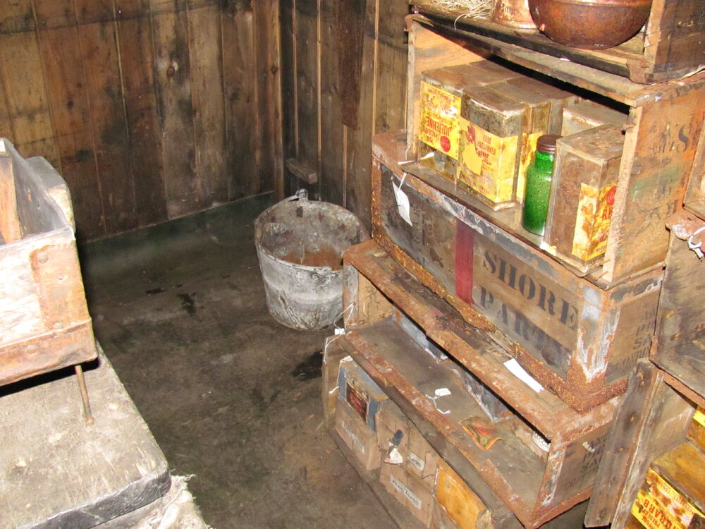 2010-11 Artefacts in the Galley inside Scott's 'Terra Nova' hut