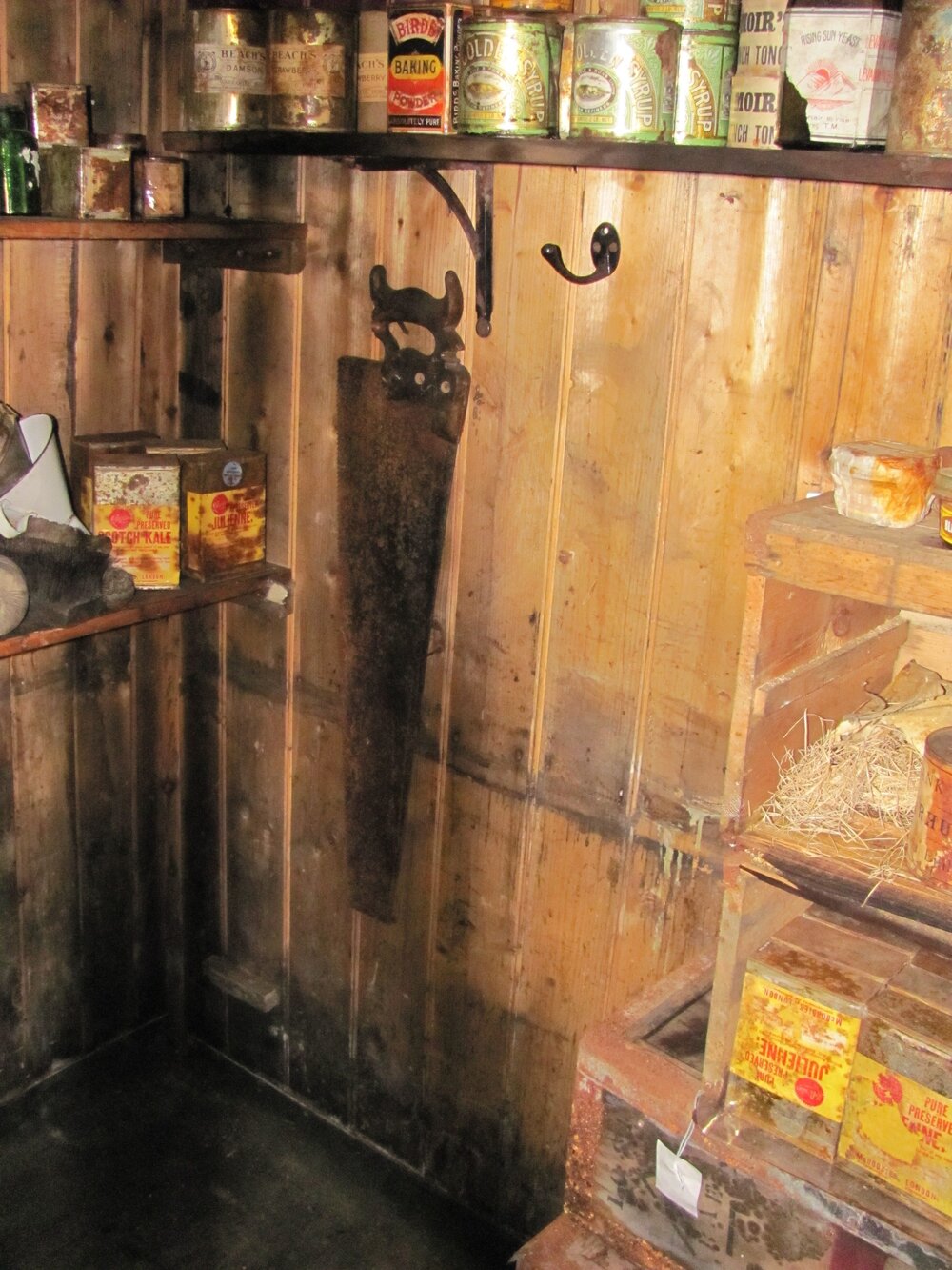 2010-11 Artefacts in the Galley inside Scott's 'Terra Nova' hut