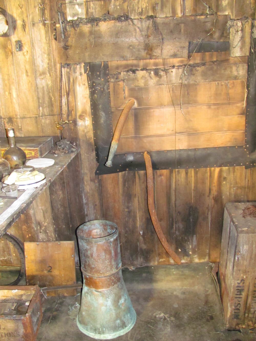 2010-11 Metal survey artefact image in the Physical Laboratory, Cape Evans (006)