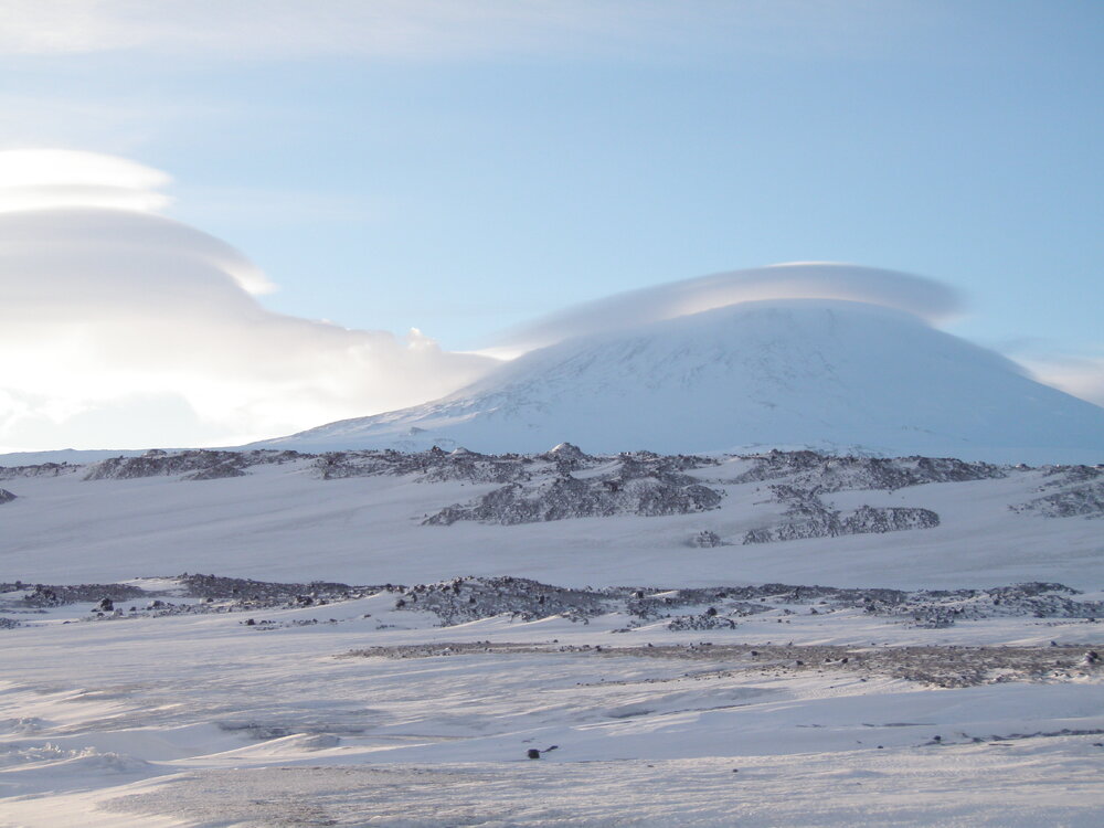 2010-11 View of Mount Erebus from Cape Evans