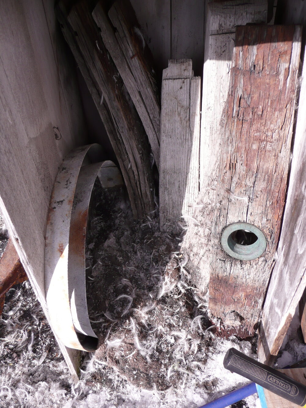 2010-11 Remains of a Speights barrel outside Shackleton's 'Nimrod' hut (003)