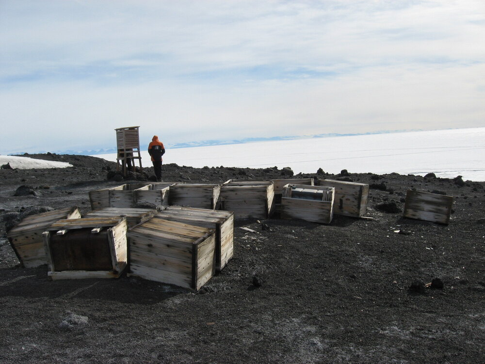 2010-11 Shell fuel crates, Cape Evans
