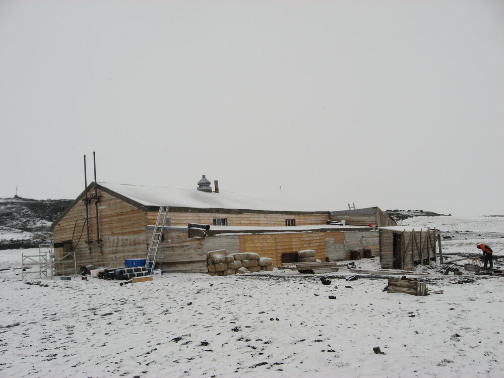 2010-11 North-East corner of Scott's 'Terra Nova' hut, Cape Evans